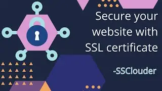 Secure your website with SSL certificate