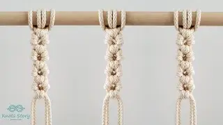 Macrame Flower Braid - Flower Bracelet - Flower Loops