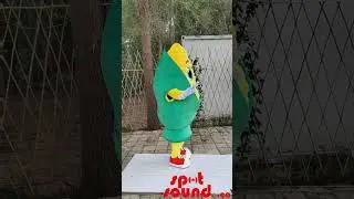 Cute Corn SPOTSOUND.CA Mascot Costume Advertising Carnival Halloween Fancy Dress Cosplay