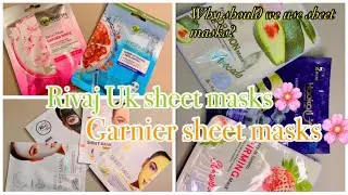 Best Affordable Sheet Masks Range || Garnier Sheet Mask Review || Winter Special🫶