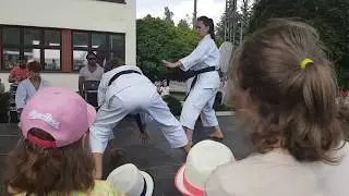 Pokaz karate - Justyna Marciniak dla Metro Warszawa