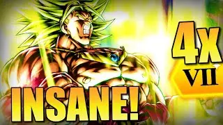 4X ZENKAI BUFFED *ULTRA* LSSJ BROLY IS INSANE! (Dragon Ball LEGENDS PvP)