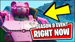 FORTNITE SEASON 9 BIGGEST EVENT *RIGHT NOW* - THE ROBOT IS FULLY BUILT AND READY TO BATTLE