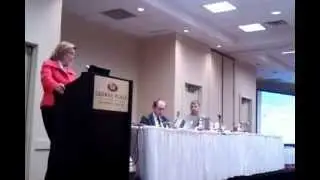 CSAP Director Frances Harding speaking at Ohio Prevention Policy Summit