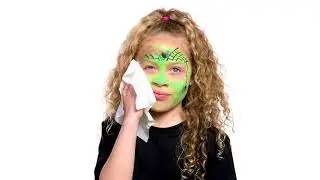 Green Witch | Easy Face Paint Removal