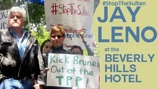 Jay Leno #StopTheSultan of Brunei Beverly Hills Hotel