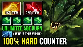 WTF First Item Radiance Bloodstone 100% Unkillable Endless Poison Viper EZ Counter Any Hero Dota 2