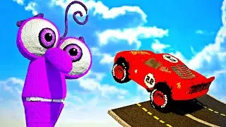 Cars vs Fear Inside Out 2 😱 Teardown