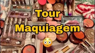Tour pelas minhas MAQUIAGENS 😳
