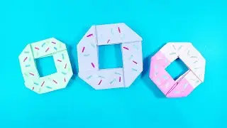 🍩 How To Make Donut Origami Out Of Paper