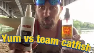 Yum shad scent vs dead red blood spray