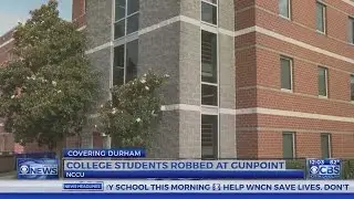 2 students robbed at gunpoint in NCCU dorm