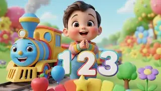 Viaje Feliz en el Tren de Colores y Números 🚂🌈 | Canciones largas | Baby Song Español para Niños 🎶👶