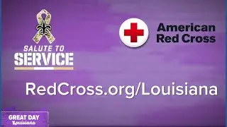 The American Red Cross & The New Orleans Saints Make A Great Team!