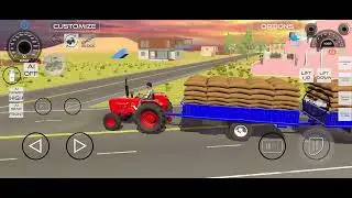 Mahindra tractor off-road Games simulator 3d 