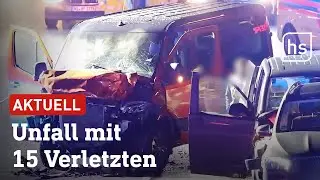 A5: Kleintransporter-Fahrer demoliert vier Fahrzeuge bei Auffahrunfall | hessenschau