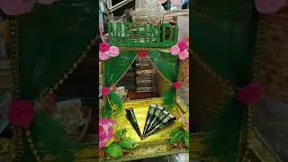 💚Mehendi Platter💚#mehendi #shorts #diy  #mehndidecoration