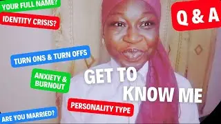 Get to know me, Q & A, INFP, Autism, ADHD, Career change, burnout, being Muslim, anxiety ...