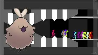 Survival Stickman Race - 68 - Escape from Fleas (Hollow Knight: Silksong)