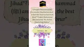 Hajj Mabrur | Shorts| mini mu'min #animation #minimuslims #littlereminders #education  #kids