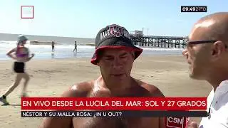 Sol y 27 grados en La Lucila del Mar