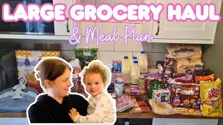 NEW BUDGET GROCERY FOOD HAUL & BIG FAMILY MEAL PLAN £140 | MAY 2025, UK MOM