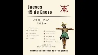 PEREGRINACION TARDE 15/01/2026  FERIA NACIONAL RINCON DE ROMOS AGS MX