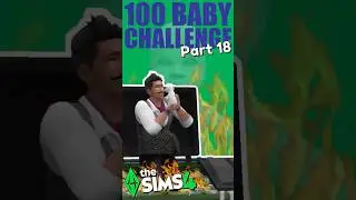 We brought a DOG into this mess?! #Shorts #TheSims4 #TheSims #100BabyChallenge