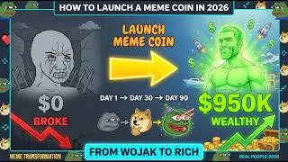 HOW TO LAUNCH A OWN MEME COIN AND EARN $950K SUPER FAST IN 2026