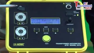 AEMC DTR-8500 DTR-8510 2111.80 Тестер двигателей/трансформаторов