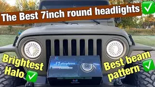 The best 7 inch round headlights on the market.