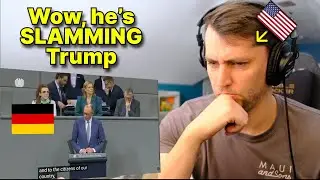 American reacts to Merz SLAMS America in Bundestag Speech