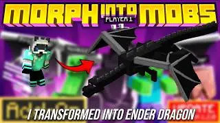MORPH INTO MOBS add-on gameplay - Minecraft Marketplace Pass
