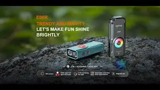 Fenix E06R Senter EDC Terbaik dengan 700 Lumens + UV light + Red Laser