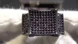 Kite CZ Micro Pave Hip Hop Bling Bling Ring - 4 Colors - HipHopBling.com