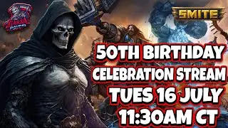 SMITE -  Celebrating my 50th Birthday Playing Smite Arena With My Reapers