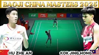 [Men's Singles-QF] Hu Zhe An vs Kok Jing Hong | Badminton China Masters 2025