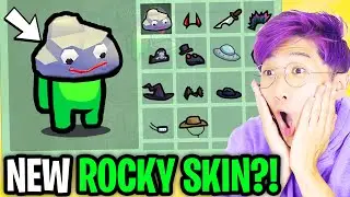 LankyBox играет среди нас, но ROCKY &mdash; самозванец!? (КАСТОМНЫЙ СКИН ROCKY ОТ LANKYBOX!?)
