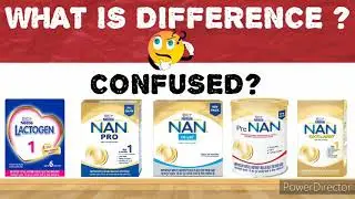 Difference between lactogen and nan pro/Lactogen 1,Nan pro,pre nan,Nan  Lo-lac,Nan excellapro ,