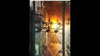 Explosi&oacute;n de subestaci&oacute;n en Jayuya el d&iacute;a de ayer