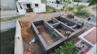 Wow|Excellent work in 2BHK Building Stone Foundation Techniques Of work in Construction
