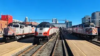 Caltrain electrification progress: Palo Alto to San Francisco