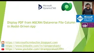 Display PDF from MSCRMDataverse File Column in Model Driven App