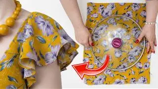 Super Easy Method of Butterfly Sleeve Design 🦋 Bell Sleeve Cutting and Stitching