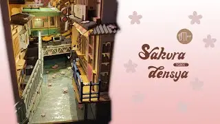 Sakura Densya Book Nook Time lapse