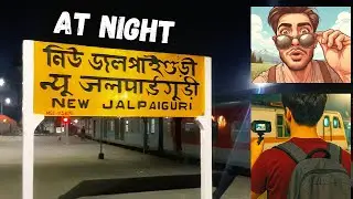 Exploring NJP Station at Night | Trains, Platforms & Real Railway Vibes #indianrailways #siliguri