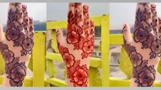 Mehndi design simple and easy2026|new year mehndi design 2025@sadiamehndi