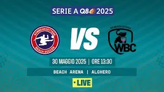 Beach Soccer 2025, Serie A Q8 I HAPPY CAR SAMBENEDETTESE VS WE BEACH CATANIA | Poule Scudetto