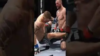 Dustin Poirier Submits Alexander Volkanovski in UFC 4! 🥋 #Shorts | AI Simulation Gameplay