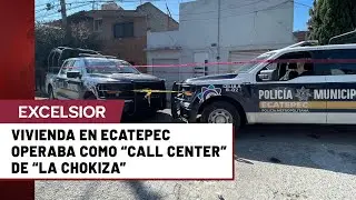 Ubican vivienda en Ecatepec que funcionaba como centro de extorsión